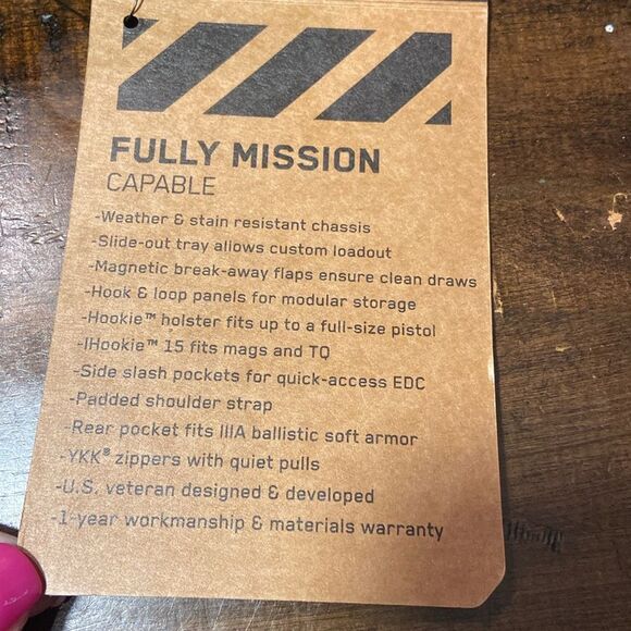 Gray Tactical Sling Bag - Picture 6 of 11